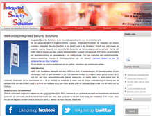 Tablet Screenshot of integrated-solutions.nl